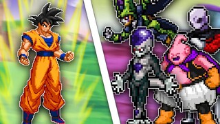 COLOQUEI O NOVO GOKU 3.4 CONTRA OS PRINCIPAIS VILÕES DE DRAGON BALL NO JUMP FORCE MUGEN