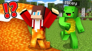 How Mikey and JJ Escaped From the LAVA Tsunami in Minecraft? - Maizen