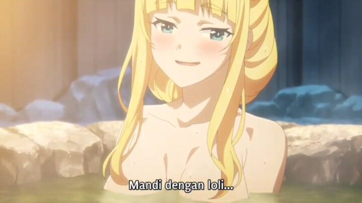 Mandi bareng loli emang wangi wangi😛