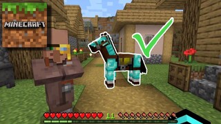 Minecraft PE 1.19 Survival Gameplay Part 2 - Diamond Horse