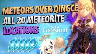 Genshin Impact Event 1.1 All Meteorite Shards Locations Meteors Over Qingce