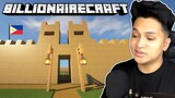 THE GREAT WALL OF DON BRIX!! | Billionairecraft #2 (Filipino Minecraft SMP)