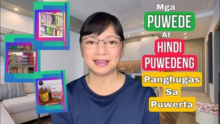 OB-GYN. Mga PUWEDENG PANGHUGAS at HINDI PUWEDENG PANGHUGAS sa Puwerta . vlog 118