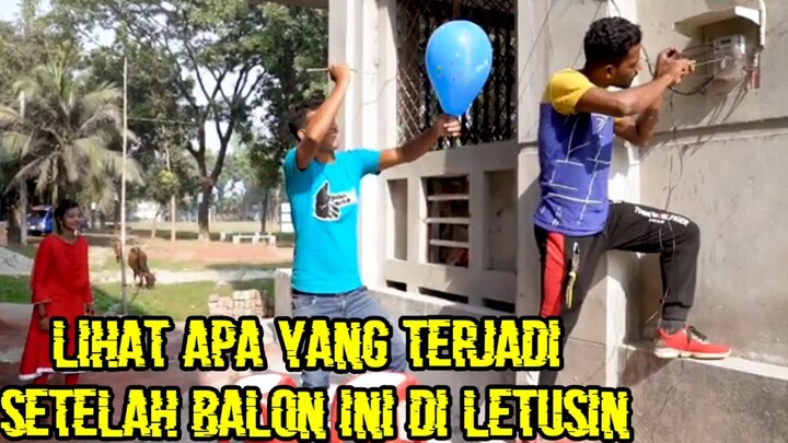 auto kaget akibat teman jail  #video lucu keluarga