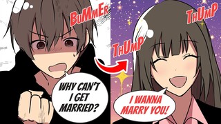 【Manga】I Failed 100 job Interviews so I Gave up my Marriage Life but Many Girls want to Marry me！