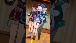 Furina, Charlotte and Lynette [ 唱 ] Show | Genshin Impact [MMD]