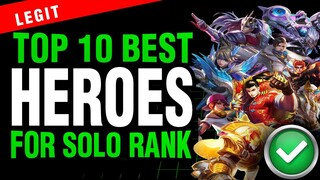 Use these Heroes to RANK Up to MYTHIC EASILY | Best Heroes for SOLO RANK | Mobile Legends Bang Bang