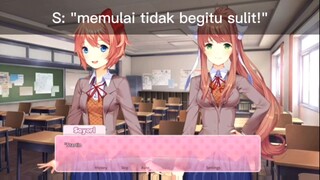 Bagaimana Sayori memulai membuat puisi?