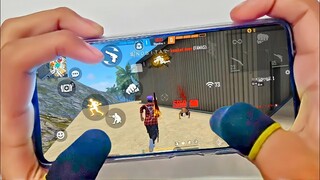 REALME NARZO 20 PRO FREE FIRE GAMEPLAY TEST 4 FINGER CLAW HANDCAM M1887 ONETAP HEADSHOT 90HZ DISPLAY