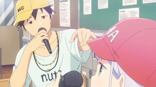 Rap battle between Aharen and Raidou Aharen-san wa Hakarenai Episode 4