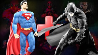WHO WILL WIN ? SUPERMAN VS OTHER SUPERHERO CHARACTERS - MARVEL & DC - ANIMO RANKERS