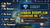 KODE RAHASIA!!! COBA IN SEKRIP 22K DIAMOND TERBARU MOBILE LEGEND ML