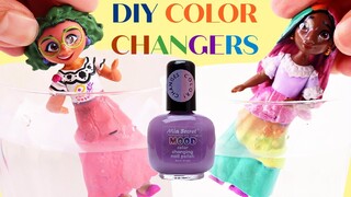 DIY ENCANTO Mirabel & Isabela Color Changing Nail Polish Makeover Transformation