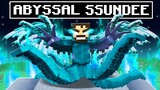 Transforming into Abyssal SSundee in Minecraft