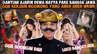 PRANK NGOMONG ANEH ANEH SAMA NAYYA DALAM BAHASA JAWA😂 DIA GA TAU ARTINYA BIKIN NGAKAK!!