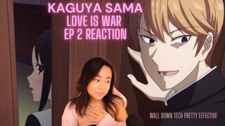 That "Wall Down" Tech tho | Kaguya Sama Love is War Ep 2 Reaction