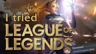 I tried League for the first time