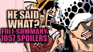 DON'T TRUST HIM?! (Full Summary) / One Piece Chapter 1057 Spoilers