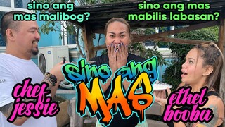 SINO ANG MABILIS LABASAN WITH ETHEL BOOBA AND CHEF JESSIE I ATE NEGI