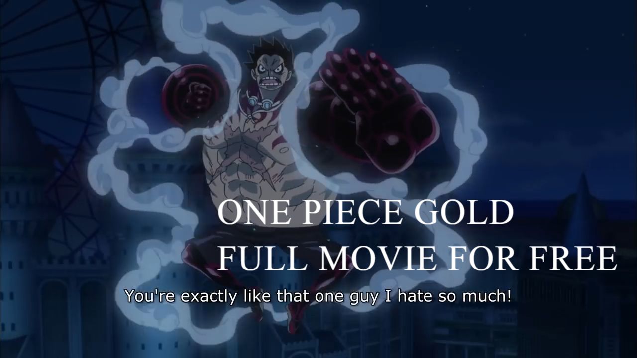 Watch Full Move One Piece Film- Gold 2016 For Free : Link in Description -  BiliBili