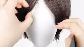 Tutorial penataan wig Manmei Attack on Titan Allen cos