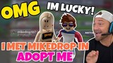 OMG I MET A FAMOUS YOUTUBER *MIKEDROP937* IN ADOPT ME (I'M SO LUCKY) SOPO SQUAD GAMING