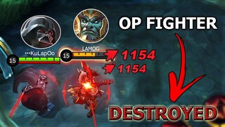 THIS HOW ARGUS " DESTROY " OP FIGHTERS | MOBILE LEGENDS