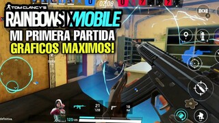 RAINBOW SIX MOBILE MI PRIMERA PARTIDA es el MEJOR SHOOTER ANDROID