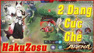 🌸Onmyoji Arena: HakuZosu (Bạch Tàng Chủ) - Cáo 2 Dạng Đi Rừng Cực Ghê Fam Rừng Cực Nhanh