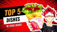 TOP 5 DISHES THAT WILL MAKE YOU DROOL 🤤🔥 FOOD WARS!