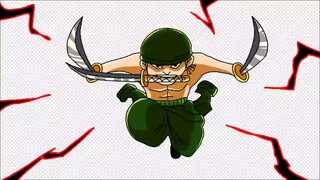 Speed Drawing Anime One Piece Rorono Zoro by Akbar