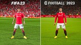 FIFA 23 vs eFootball 2023 | Free Kicks