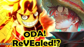 Oda Compared How Strong Shanks Haki To Luffy's | Tagalog One Piece