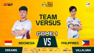 Indonesia vs Philippines | Game 1 IESF 14th World Esports Championship MLBB