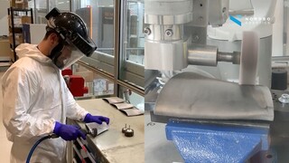 CraftMate - Grinding 3D printed metal turbine parts - ITP Aero