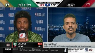 Marcus Smart tells ESPN that Celtics will take down Heat in this series & win the NBA championship