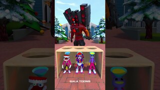 Test IQ CHALLENGE! Skibidi Toilet vs Speakerman vs Pomni: Guess Spices Behind Screen🤣🤔 #shorts #game