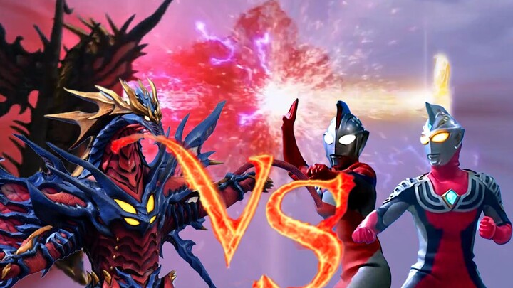 เวอร์ชันย่อของ Galaxy Fighting, Ultraman Goss และ Justice VS Cailong