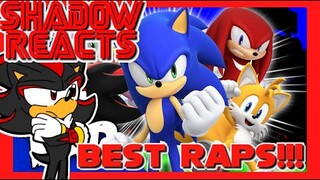 🔴|Best Raps!!!| Edgy Shadow Reacts To SONIC THE HEDGEHOG RAP CYPHER⚫️