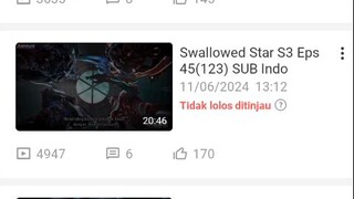 Dan terjadi lagi dri s3 eps 1 smpe kmrin hri selasa up kena blok smua