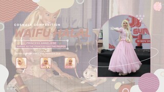 Waifu Halal - Princess Anneliese | Barbie as the princess | Coswalk Competition