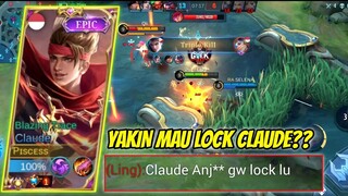 CLAUDE TUTORIAL! ROTASI CLAUDE GOLD LANE CARA BERMAIN CLAUDE SOLO RANK BIAR GK BISA DI LOCK!