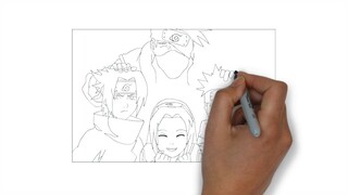 GO DRAWING NARUTO