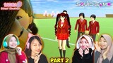 REAKSI PON PONE & SEVEN TO SIX BERMAIN SQUID GAME VERSI SAKURA PART 2 | Sakura School Simulator