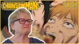 Grandma Reacts to Chainsaw Man Episode 7 | The Taste of a Kiss | GRANIME