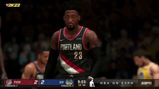 NBA TODAY: BLAZERS vs WARRIORS 1st Quarter Game Highlights I October 5, 2021 I NBA2k 2021