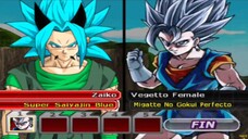 Versi Cewek Jangan Di Remehkan! Vegetto Female VS Zaiko SSj Blue!