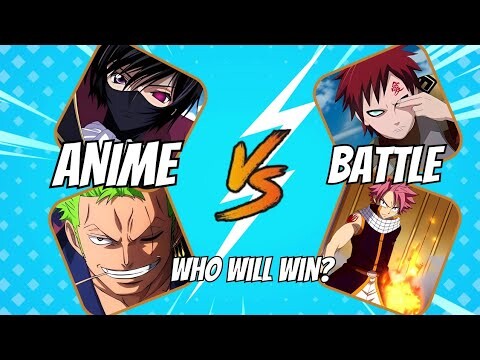 Which of these anime characters would win in a fight? anime characters vs anime characters