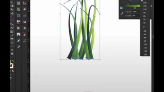 cara membuat rumput Adobe illustrator