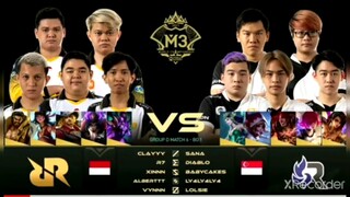 (GEMA1)RRQ HOSHI vs RSG SG |ALBREAT DIKASIH SAVEG!!M3WORLD CHAMPIONSHIP